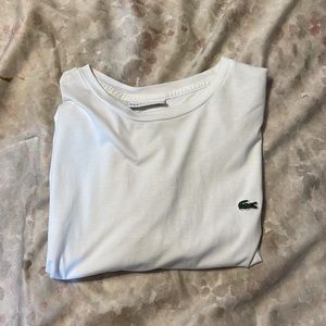 Lacoste Large White Tee